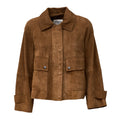 Giacca In Pelle Abito Thick Goat Suede