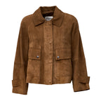 Giacca In Pelle Abito Thick Goat Suede