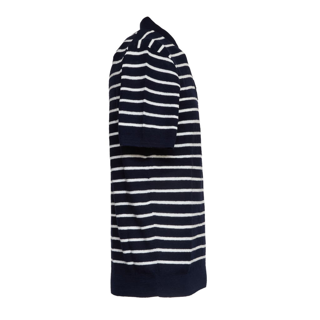 Maglia Polo A Righe Manica Corta