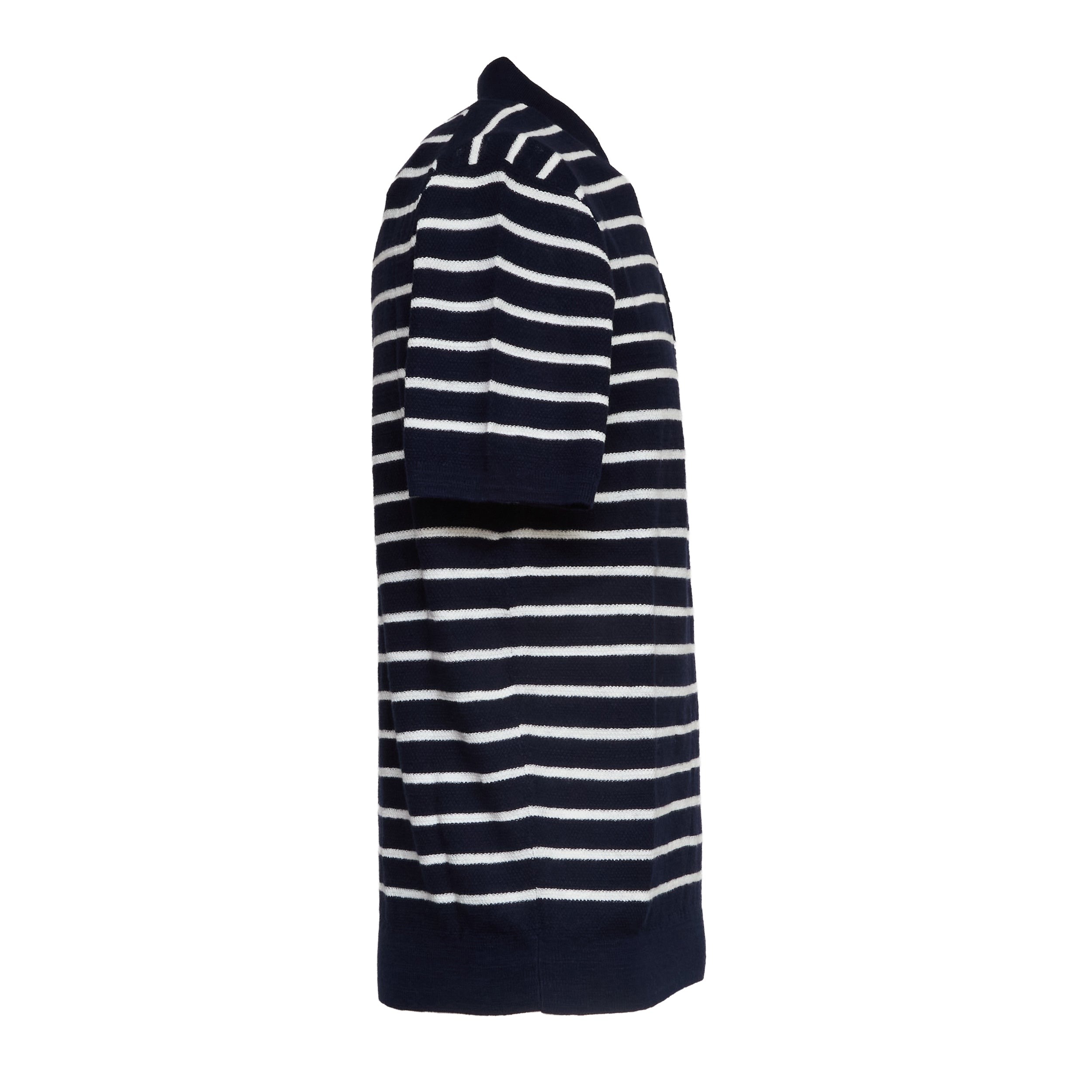 Maglia Polo A Righe Manica Corta