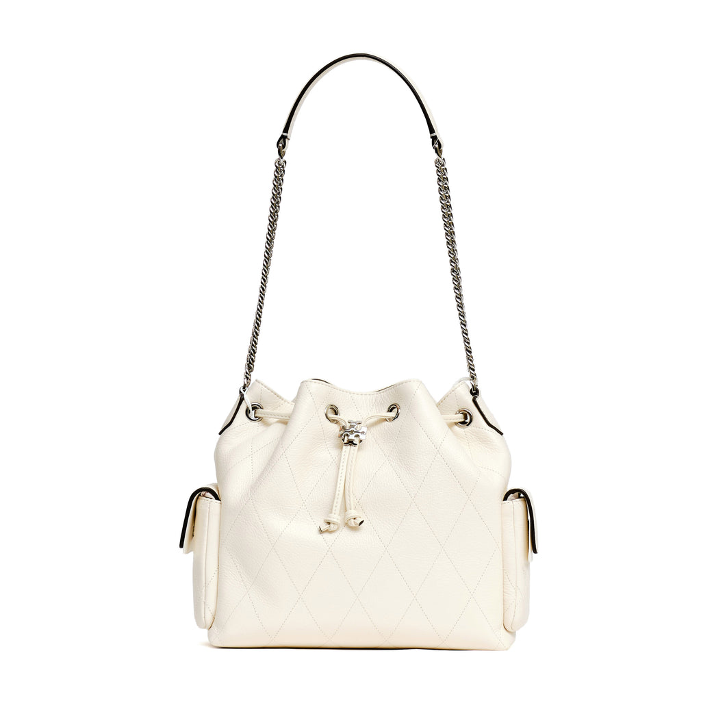 Charlie Quilted Drawstring Shoulder Bag