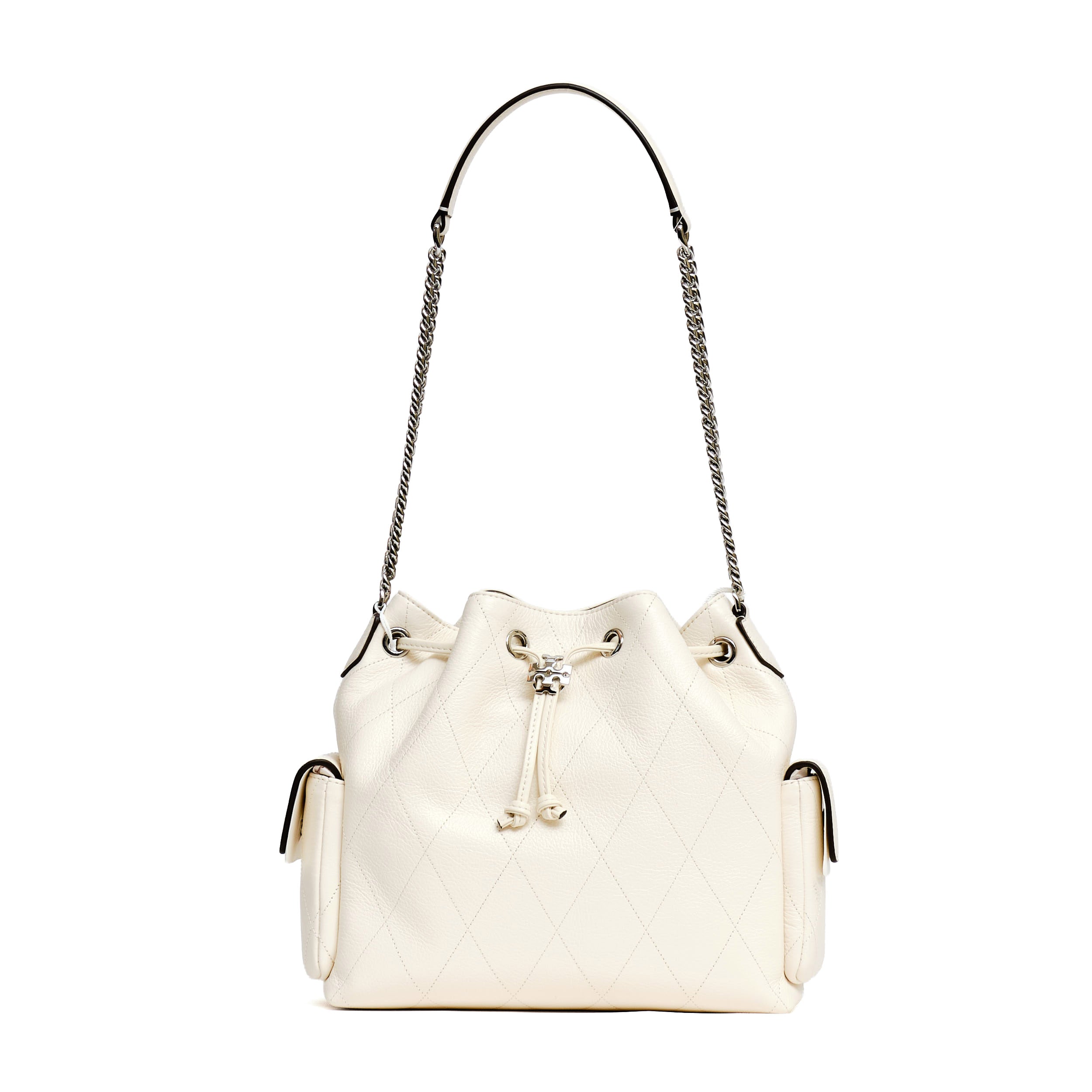 Charlie Quilted Drawstring Shoulder Bag