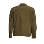 Overshirt Brushed Organic Cotton Canvas Old Effect