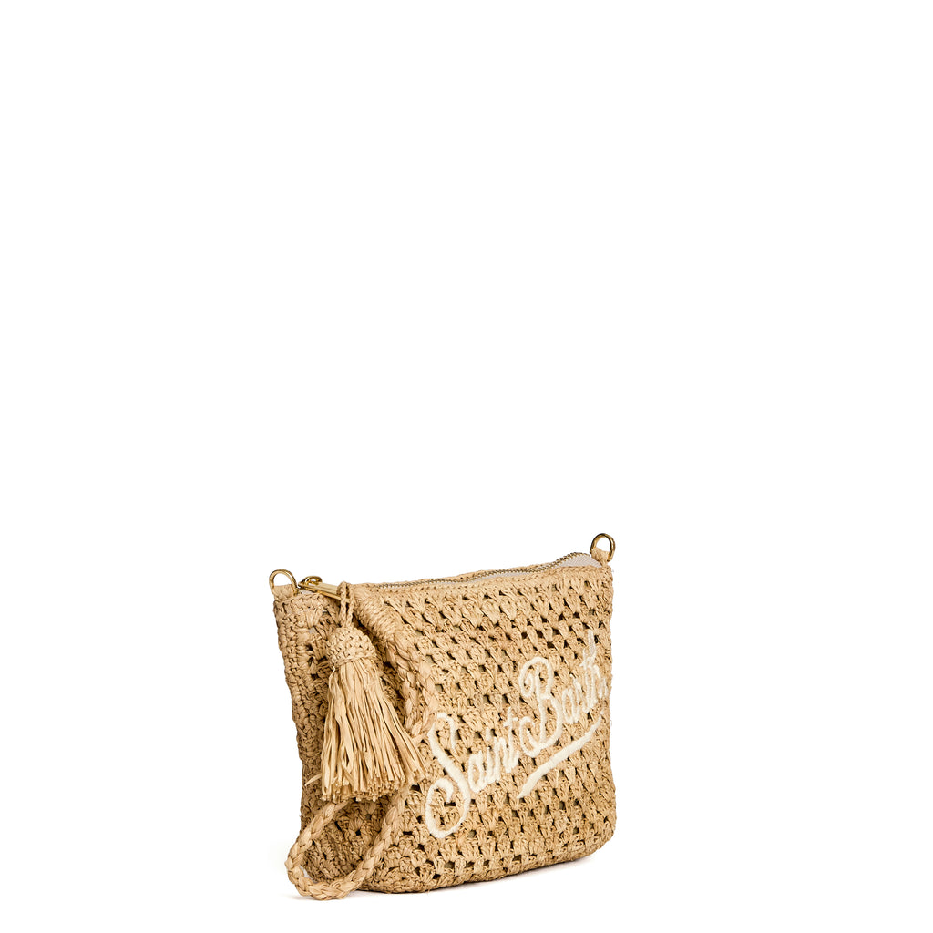 Pochette Raffia Wave