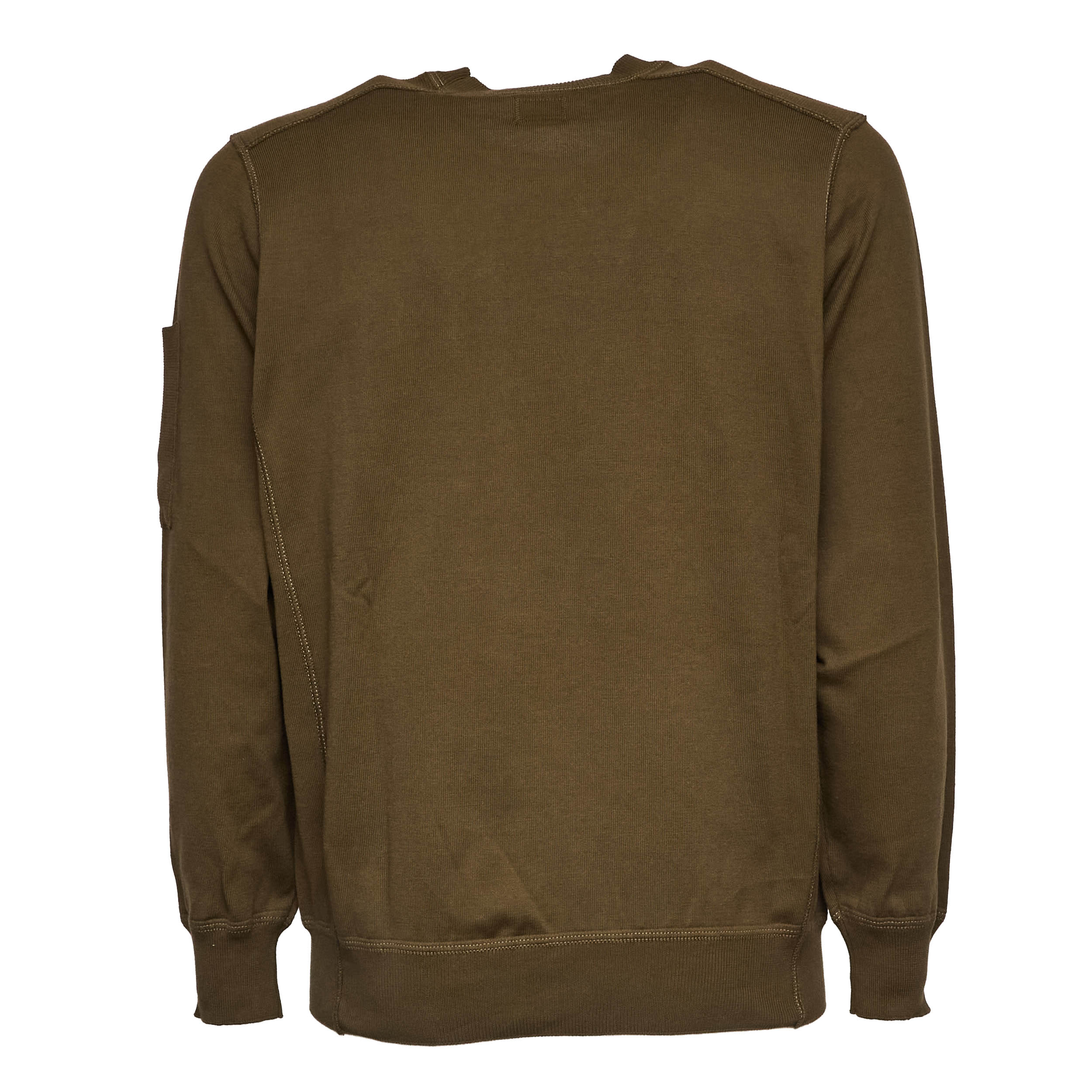 Cotton Sea Island Crewneck Lens Sweater