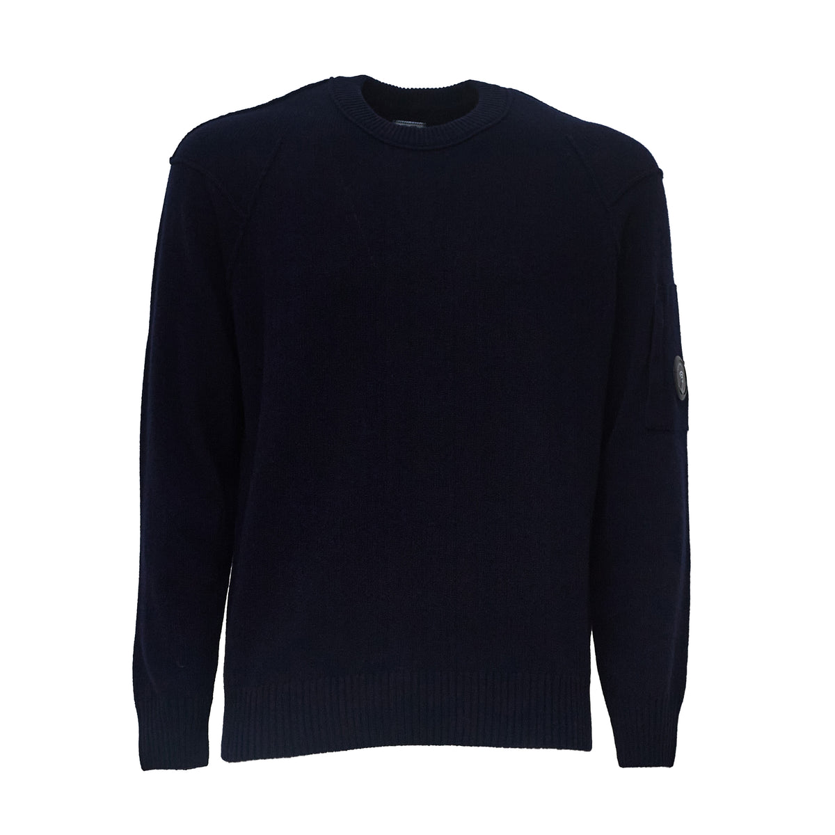 Lambswool Grs Crewneck Lens Sweater