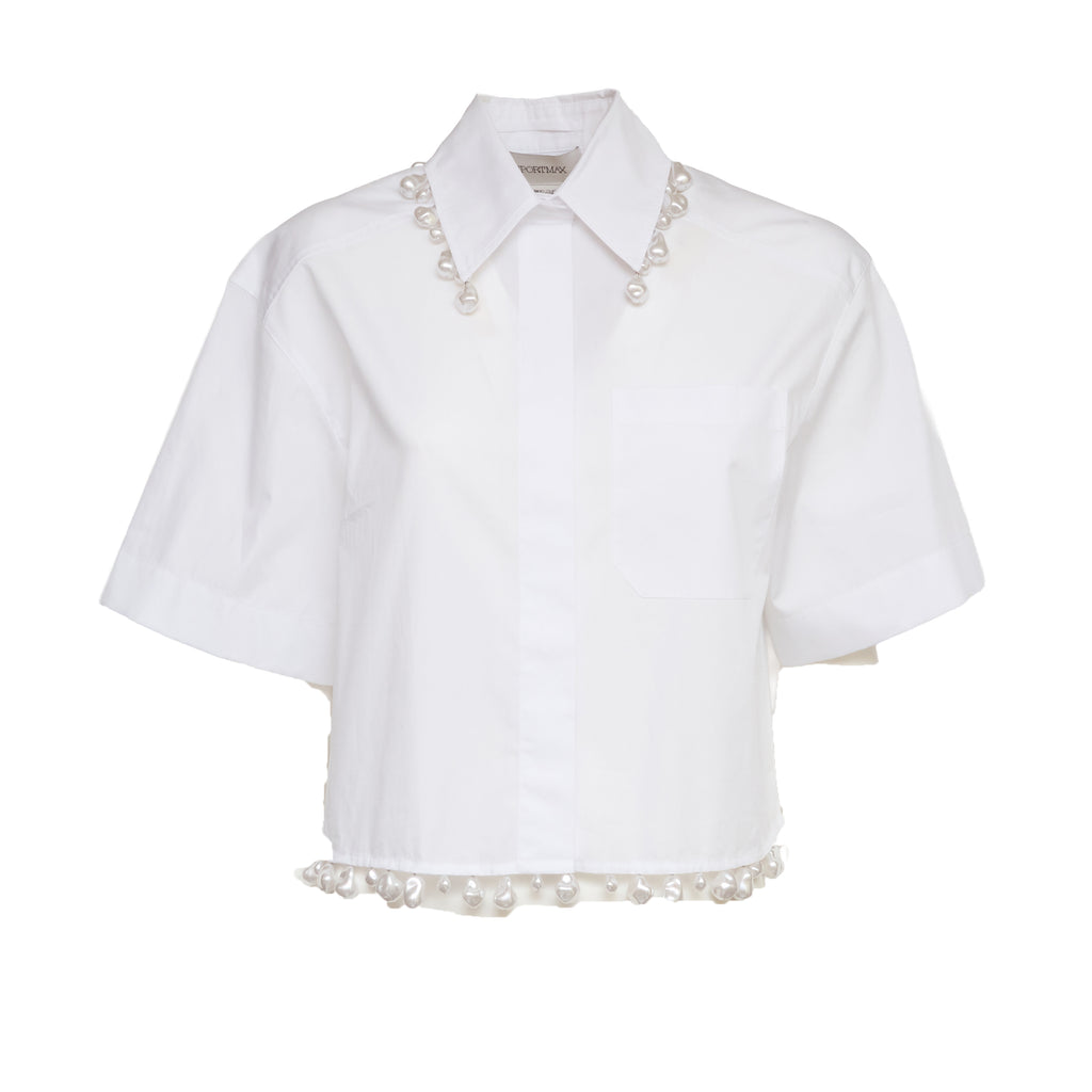 Camicia Cognac Manica Corta