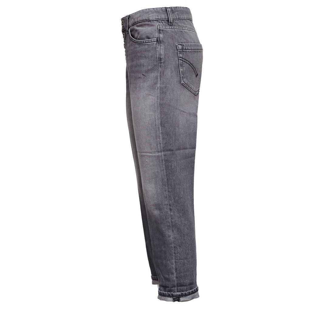Jeans Koons Loose Bottone Gioiello Loose