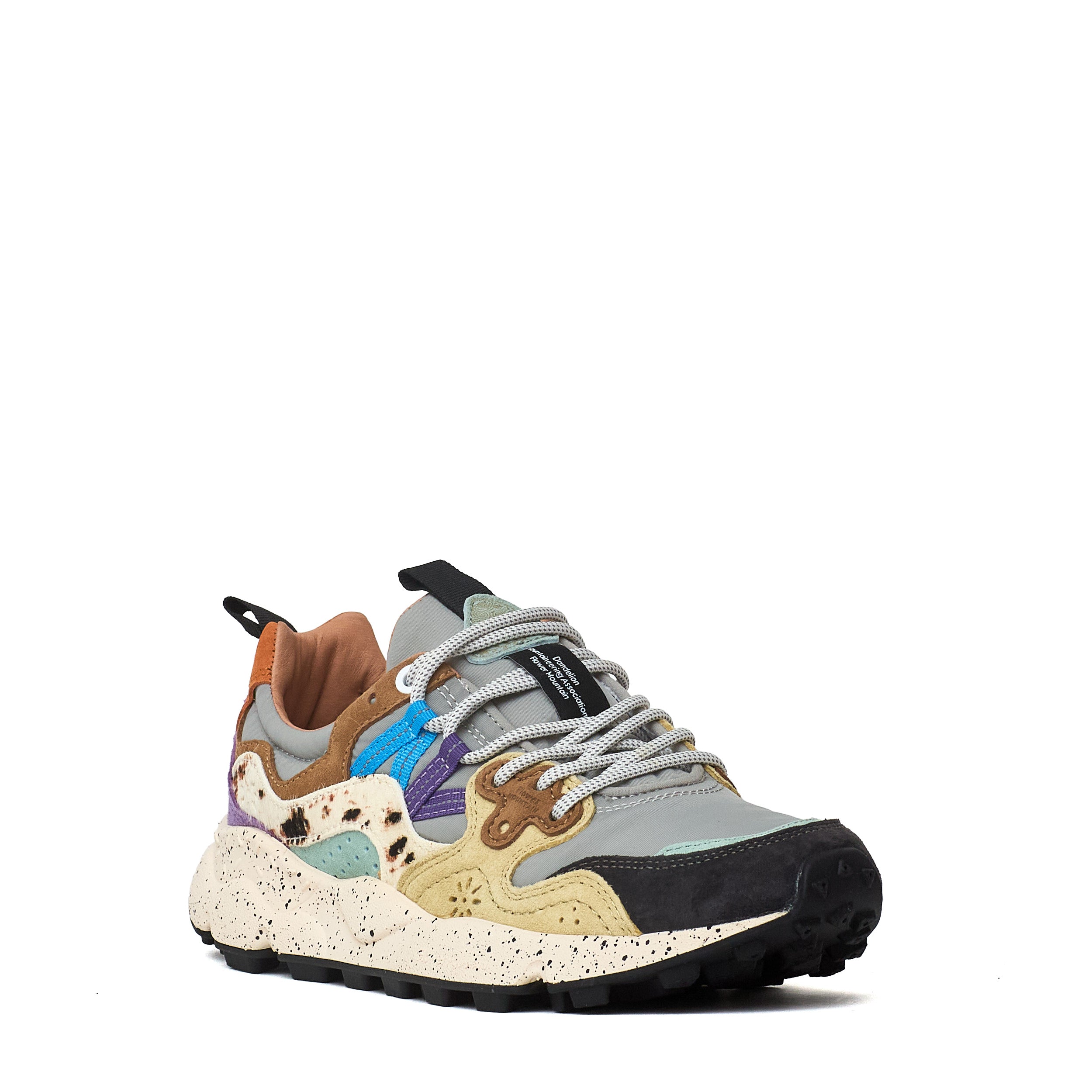 Sneakers Yamano 3 Uni Suede, Pony Hair, Nylon