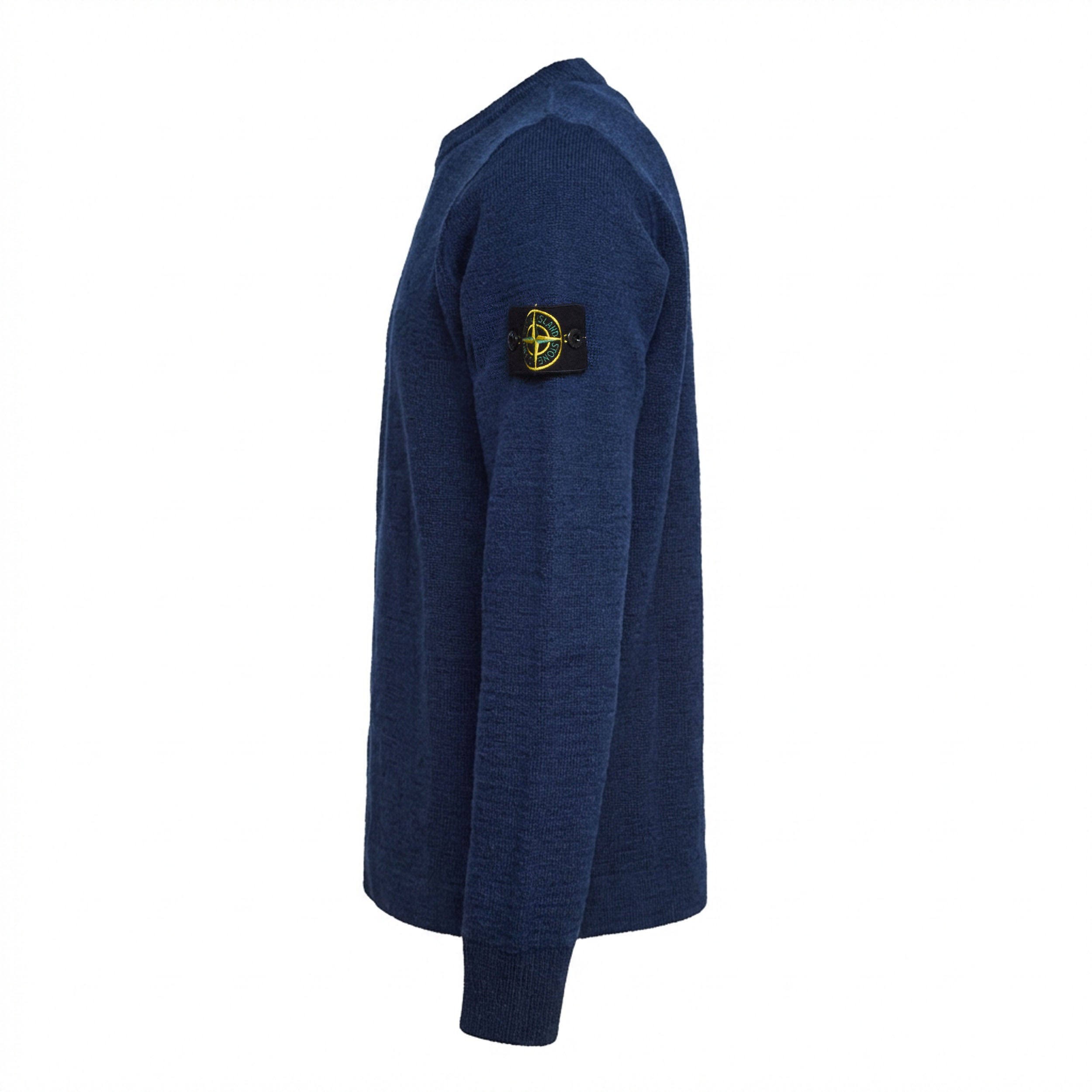 Maglia Girocollo Rubberised RWS Wool + Organic Cotton Double