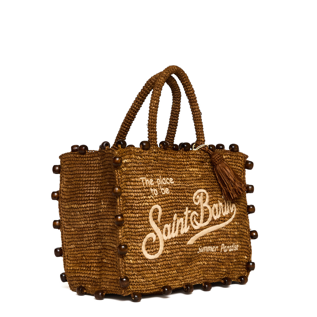 Borsa Colette Raffia Beads