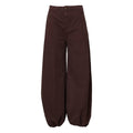 Brown Baloon Twill Pants