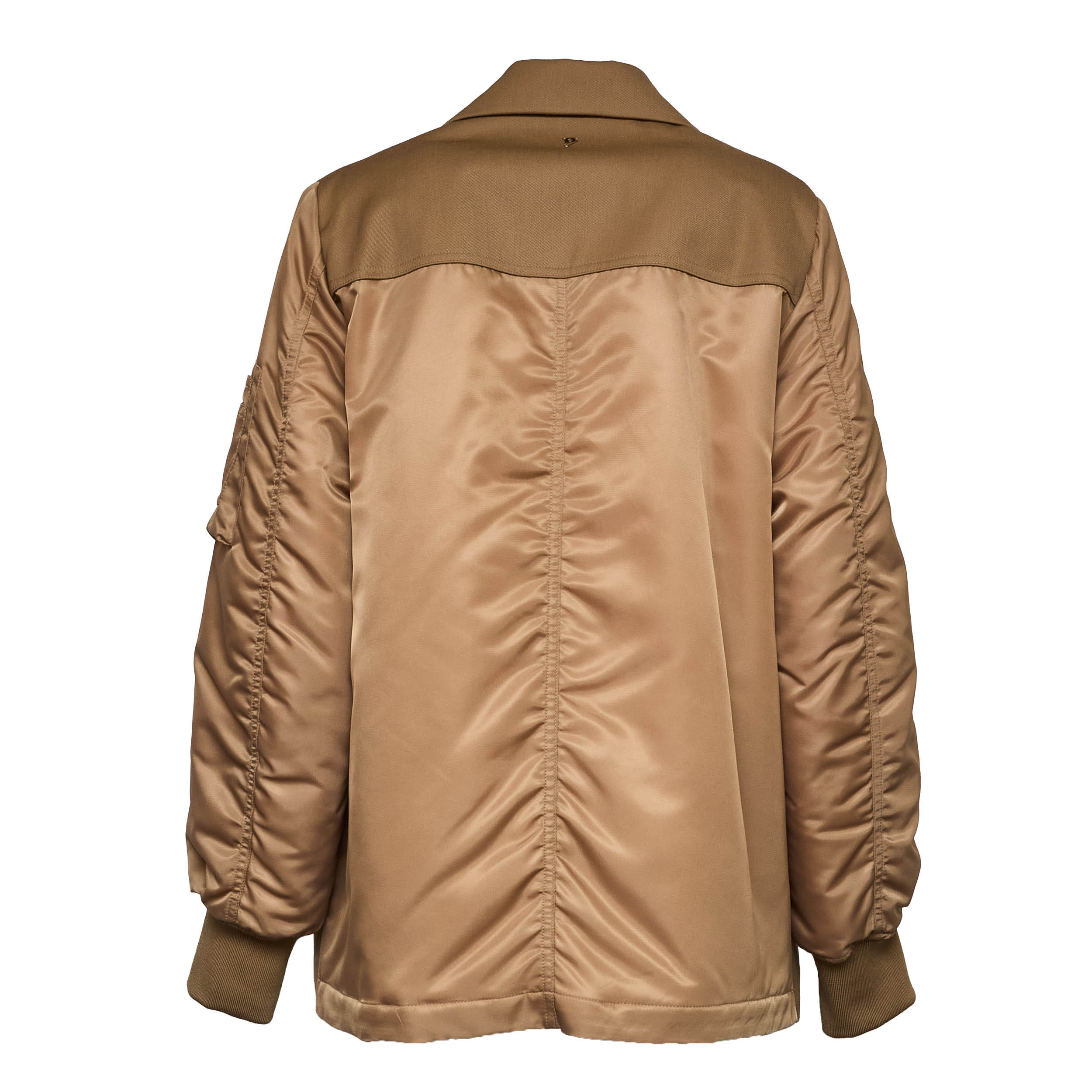 Peacoat Over In Lana, Nylon, Gabardine