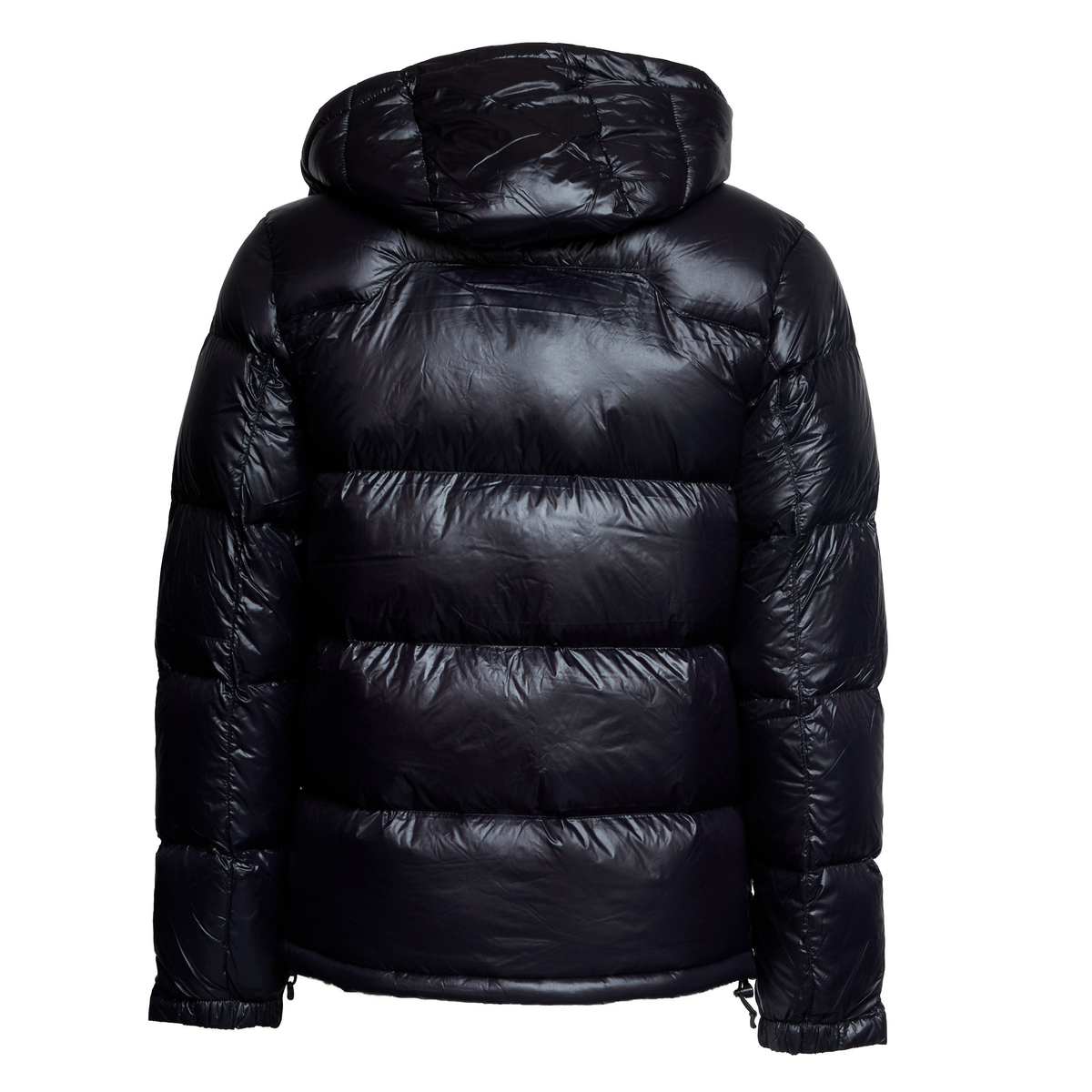 Glossy Insulated Bomber Jacket