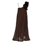 Abito Pallina In Chiffon Poly Stampa Pois