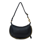 Oskan Moon Grain Leather Shoulder Bag