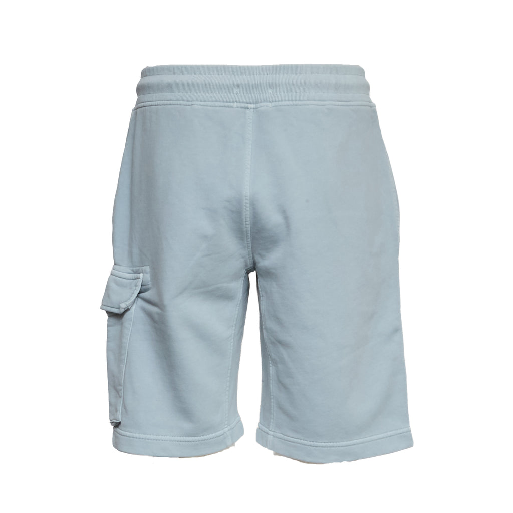 Cotton Diagonal Fleece Cargo Sweatshorts