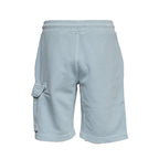 Cotton Diagonal Fleece Cargo Sweatshorts