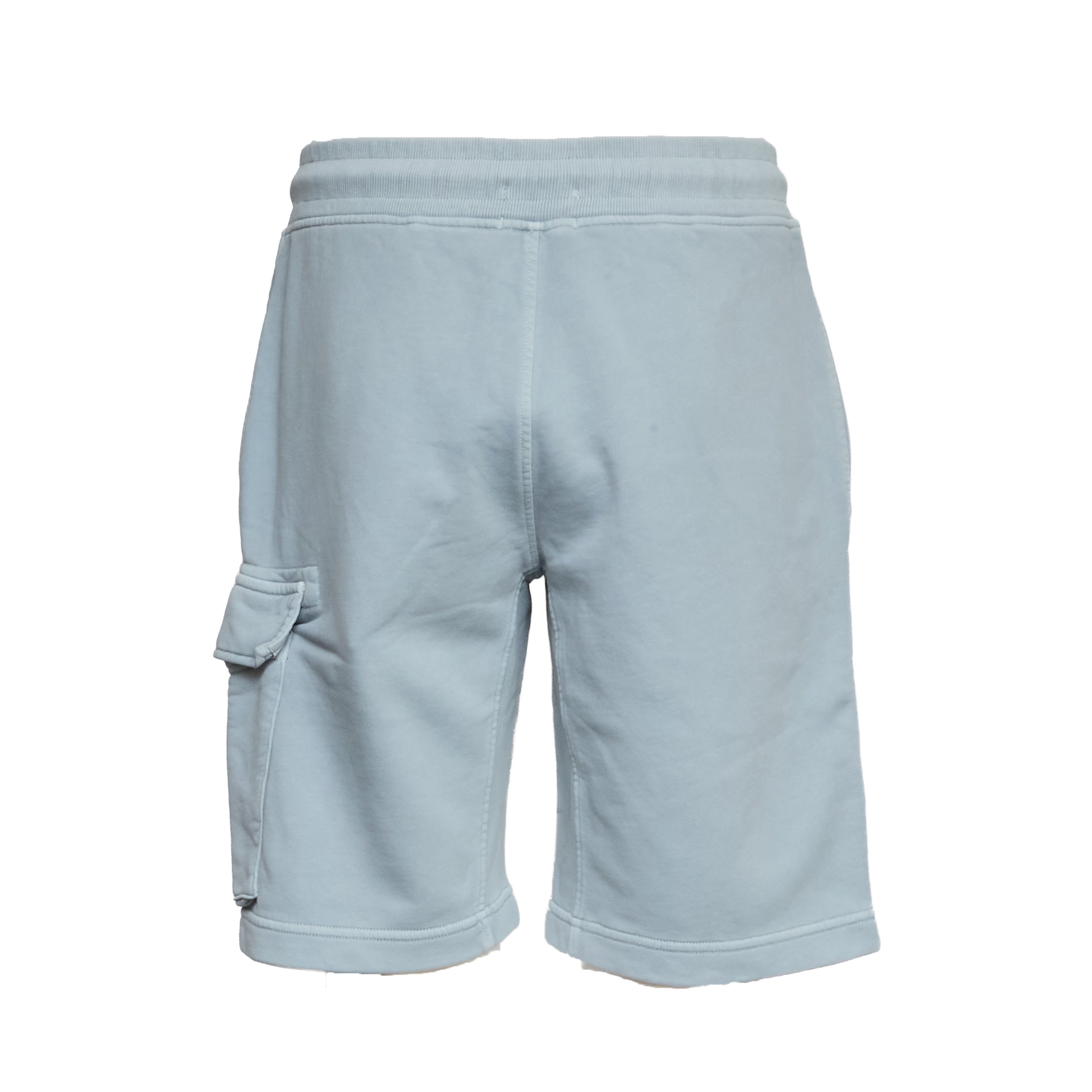 Cotton Diagonal Fleece Cargo Sweatshorts