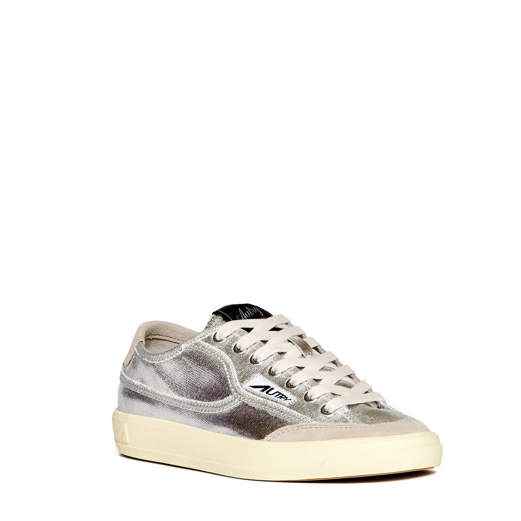 Sneakers Windscape Low In Canvas, Suede Laminato
