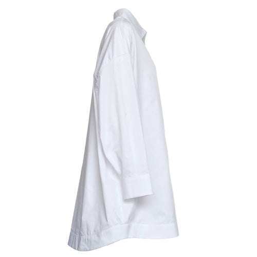 Abito In Gabardina Tinto Filo