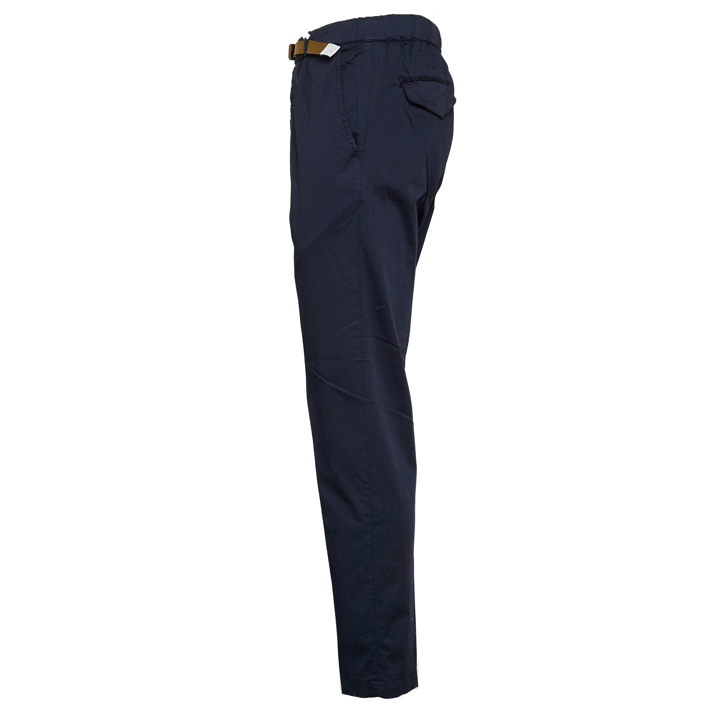 Pantaloni Lunghi In Cotone Satin Con Coulisse