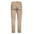 Pantaloni Lunghi In Cotone Satin Con Coulisse