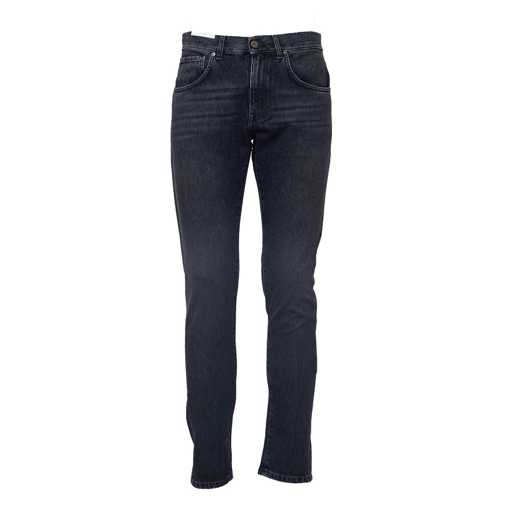 Jeans Breakbeat Zip Black Cotton Denim