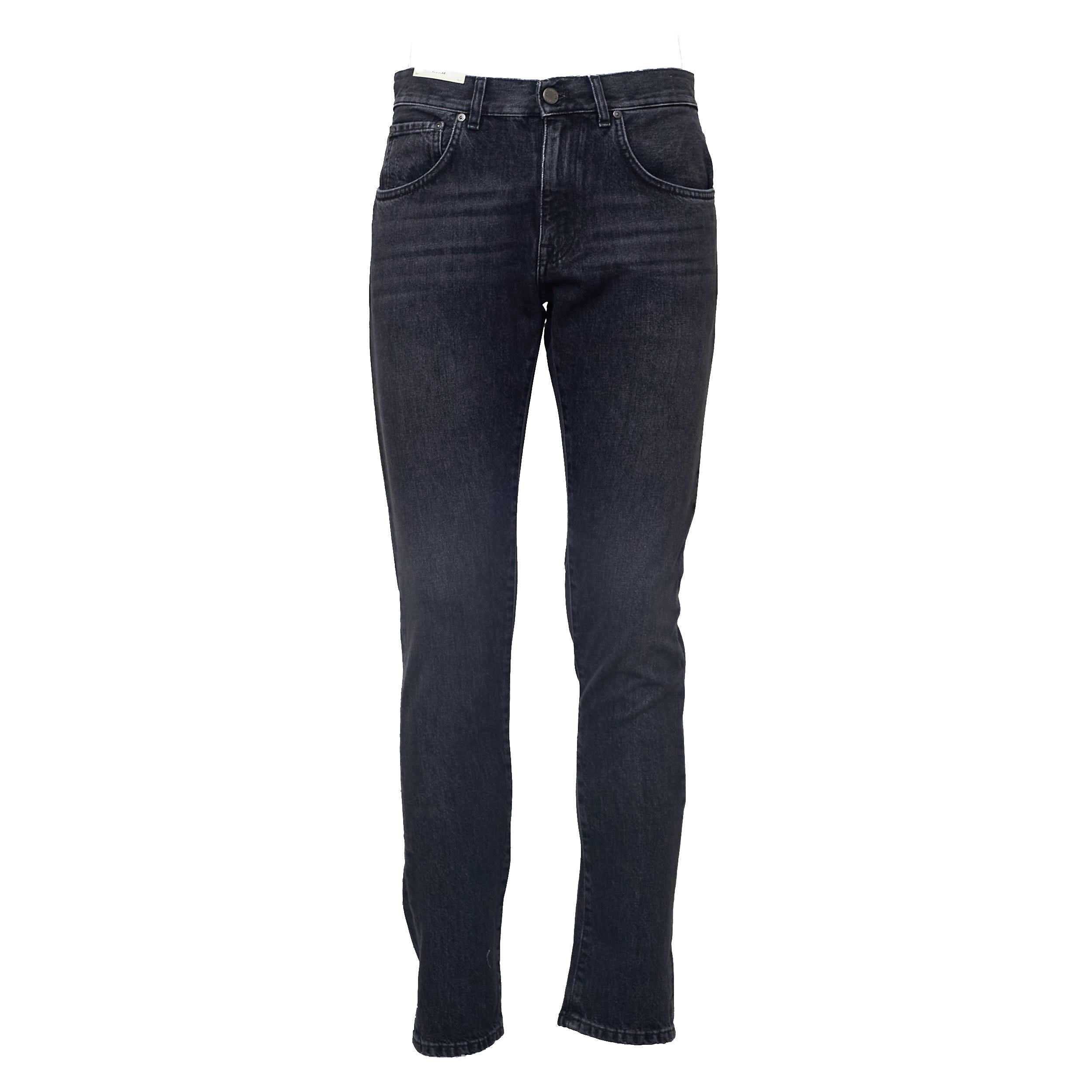 Jeans Breakbeat Zip Black Cotton Denim
