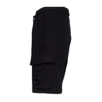 Cotton Diagonal Fleece Cargo Sweatshorts