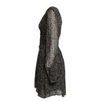 Loriena Crinkled Chiffon Dress