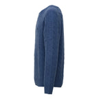 Cable-Knit Crewneck Pullover In Wool, Cashmere