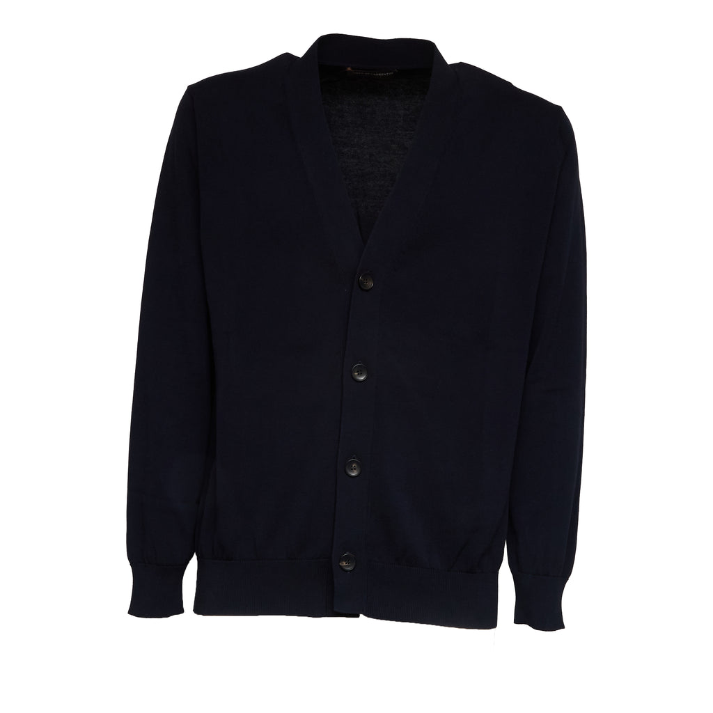 Cardigan In Crêpe Di Cotone