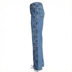Totama Twisted Lacing Jeans