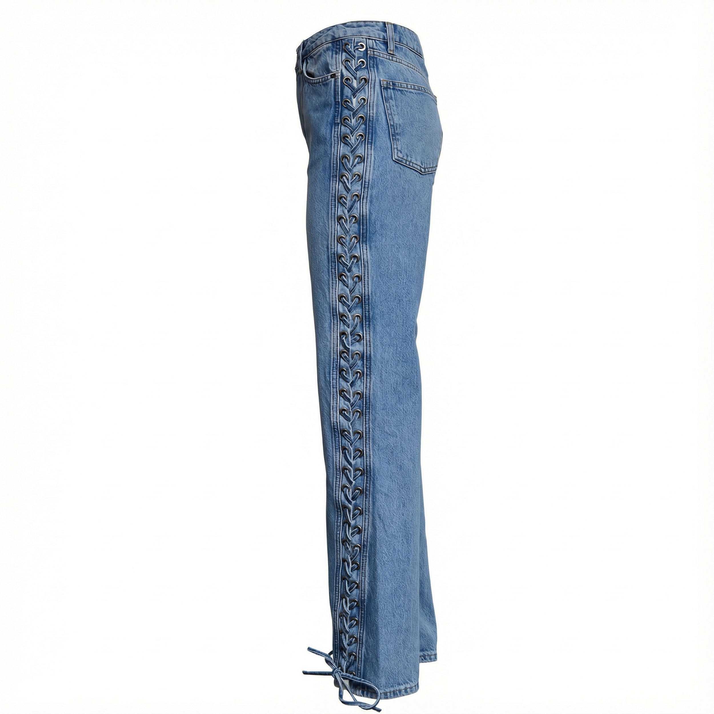 Totama Twisted Lacing Jeans