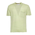 T-Shirt In Misto Lino