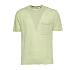 T-Shirt In Misto Lino