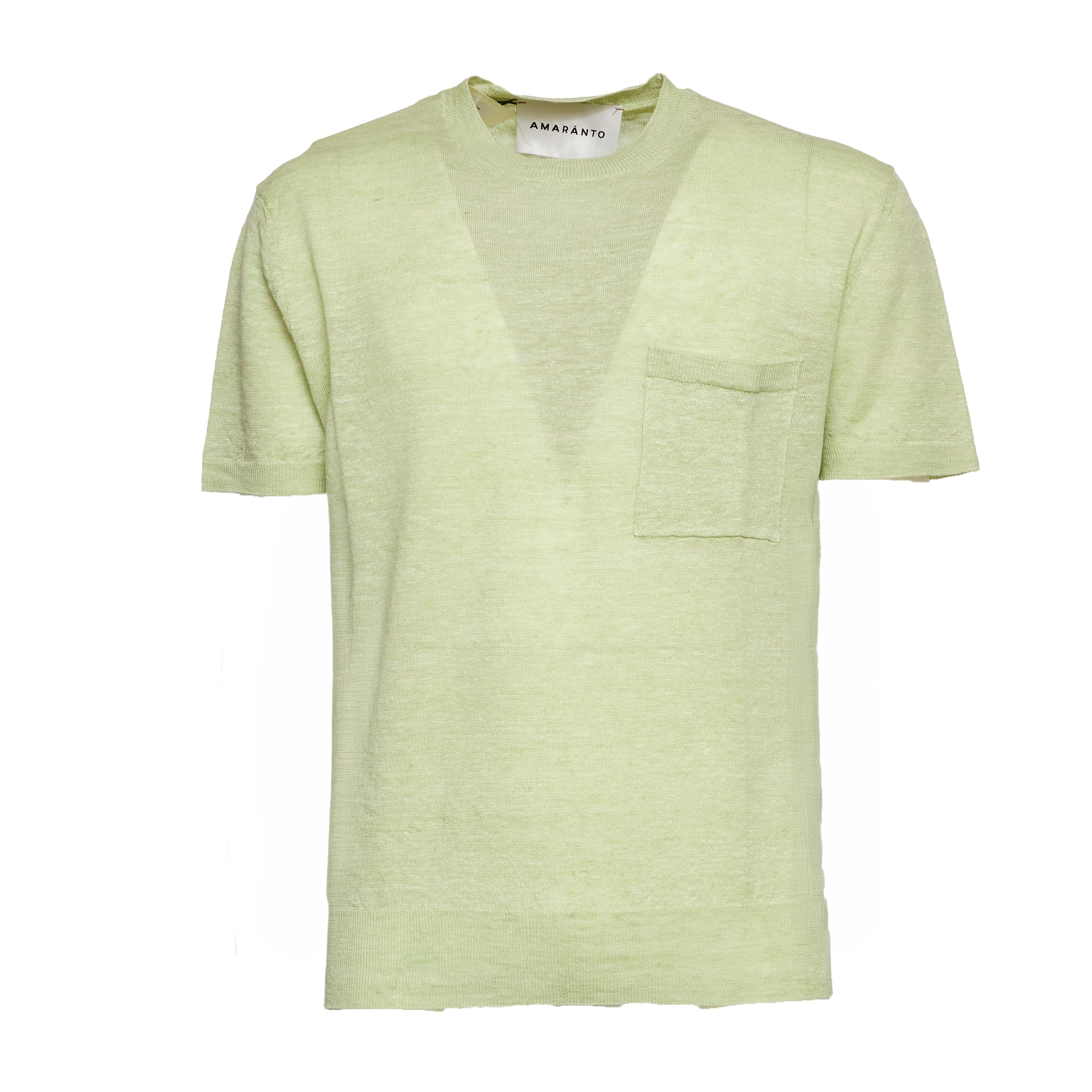 T-Shirt In Misto Lino