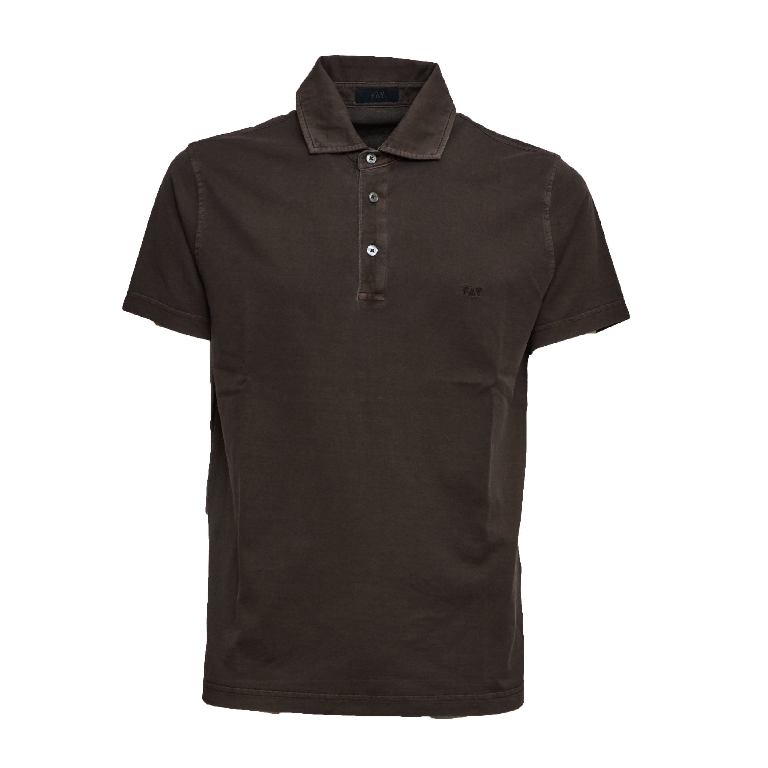 Polo In Jersey Garment Dyed