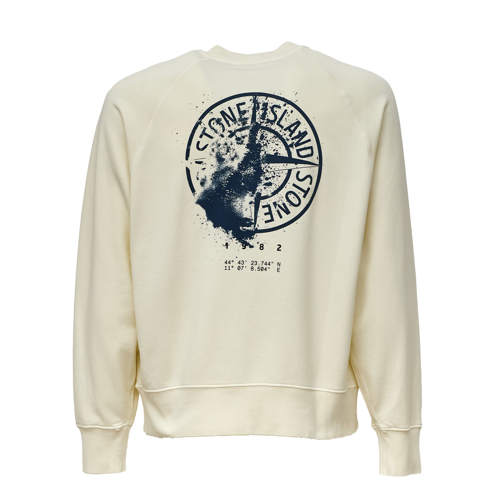 Felpa Stampa Desert Cotton Fleece