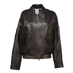Leather Bomber