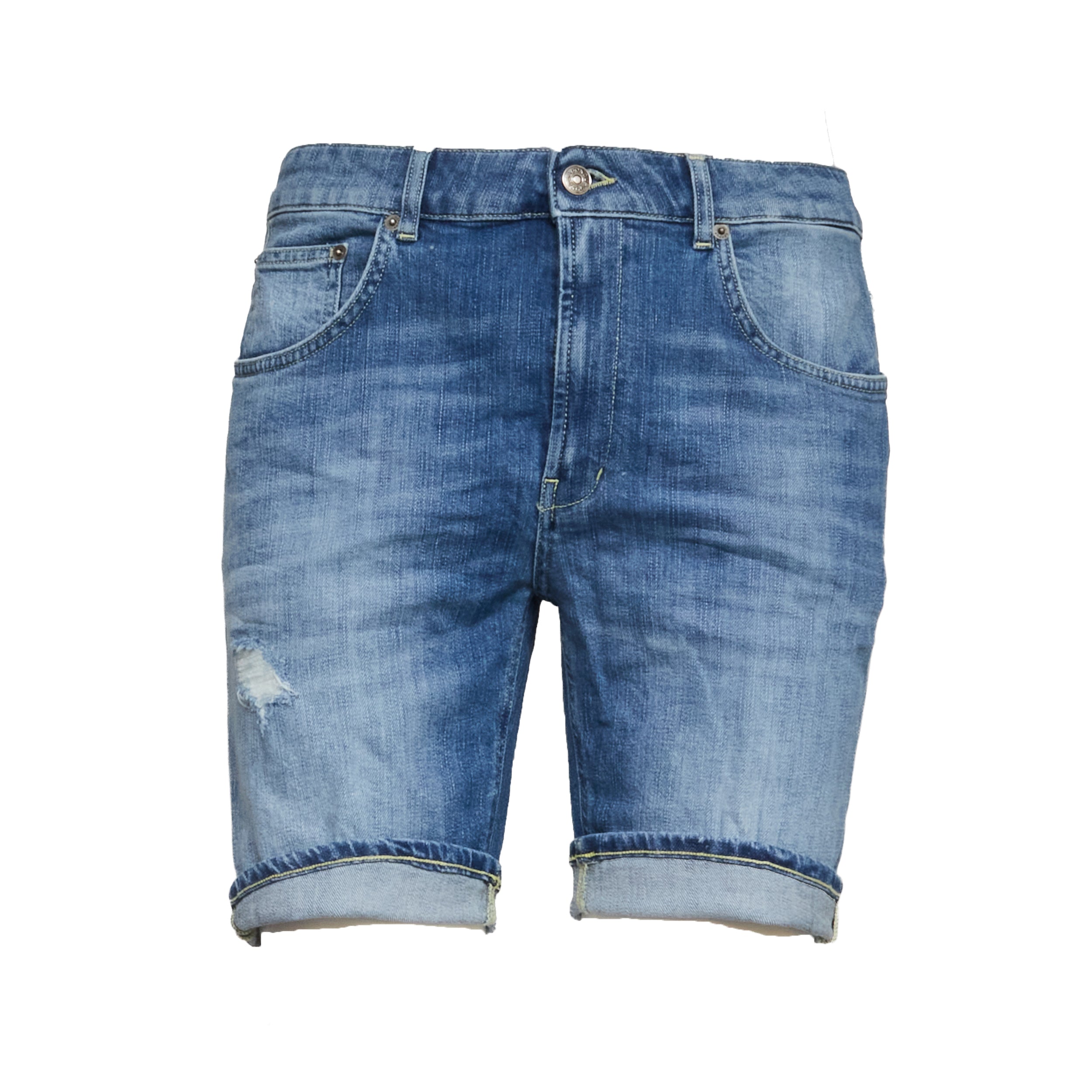 Bermuda Derick In Denim Blu Stretch
