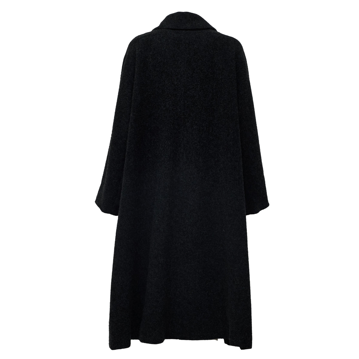 Cappotto Svasato Collo Tondo