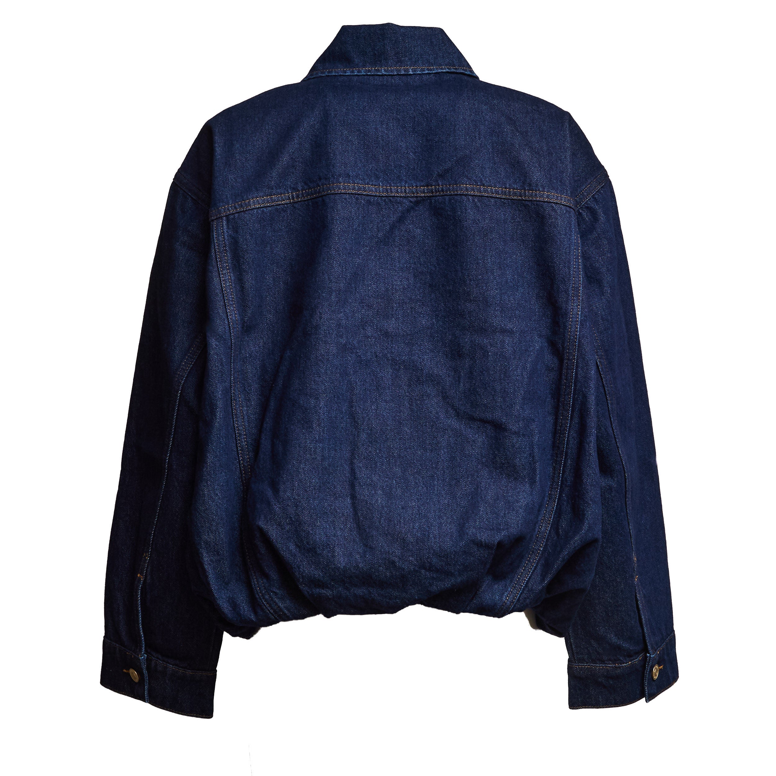 Gathered Jacket Indigo Soul