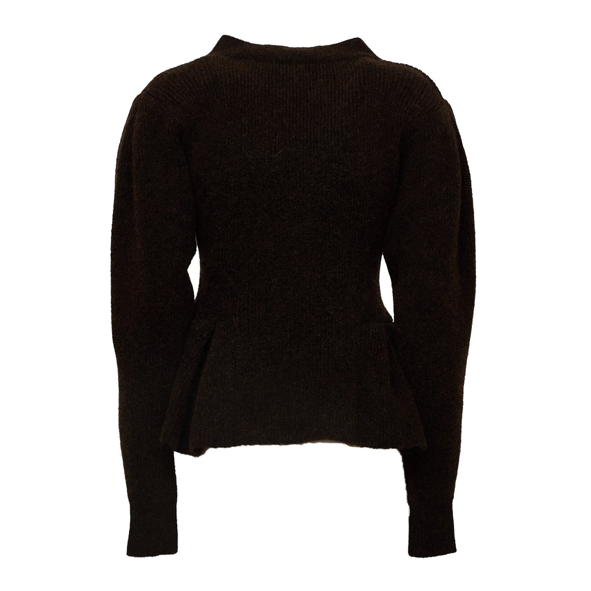 Pivot Knit Peplum Cardigan