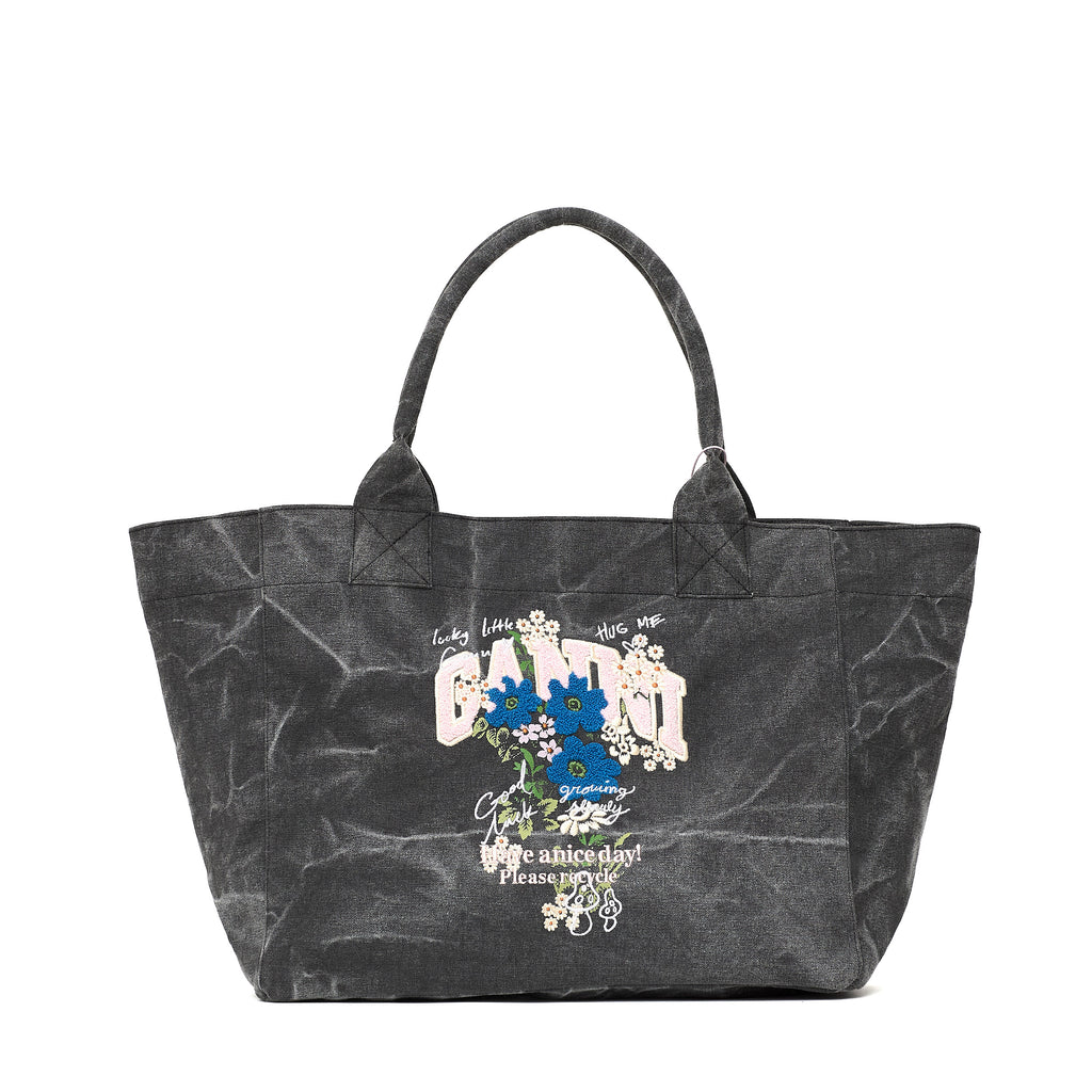 Medium Trapeze Easy Shopper Flower Print