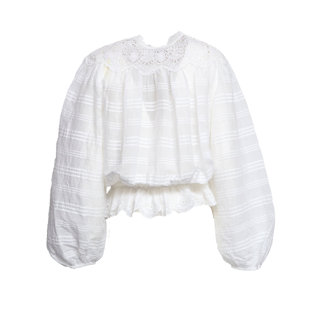 Polly Floral Lacy Top