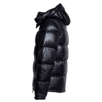 Glossy Insulated Bomber Jacket