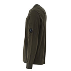 Extrafine Merino Wool Lens Crewneck Sweater