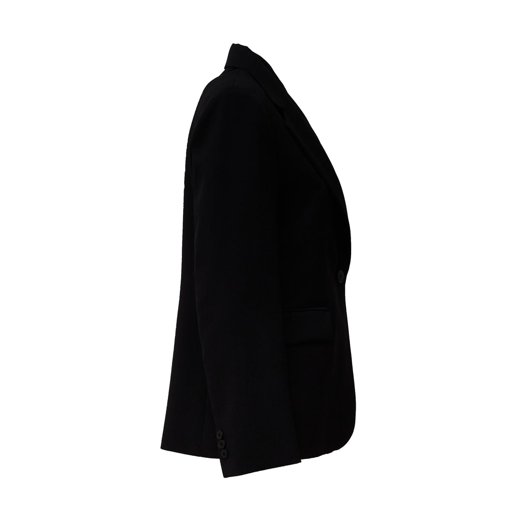 Blazer Lamine In Tela Pura Lana Natural Stretch